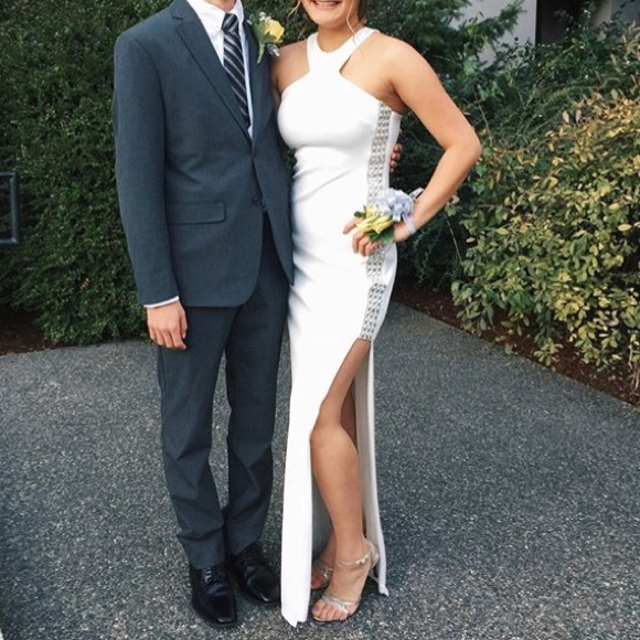 White Formal Dress - Picture 1 of 3